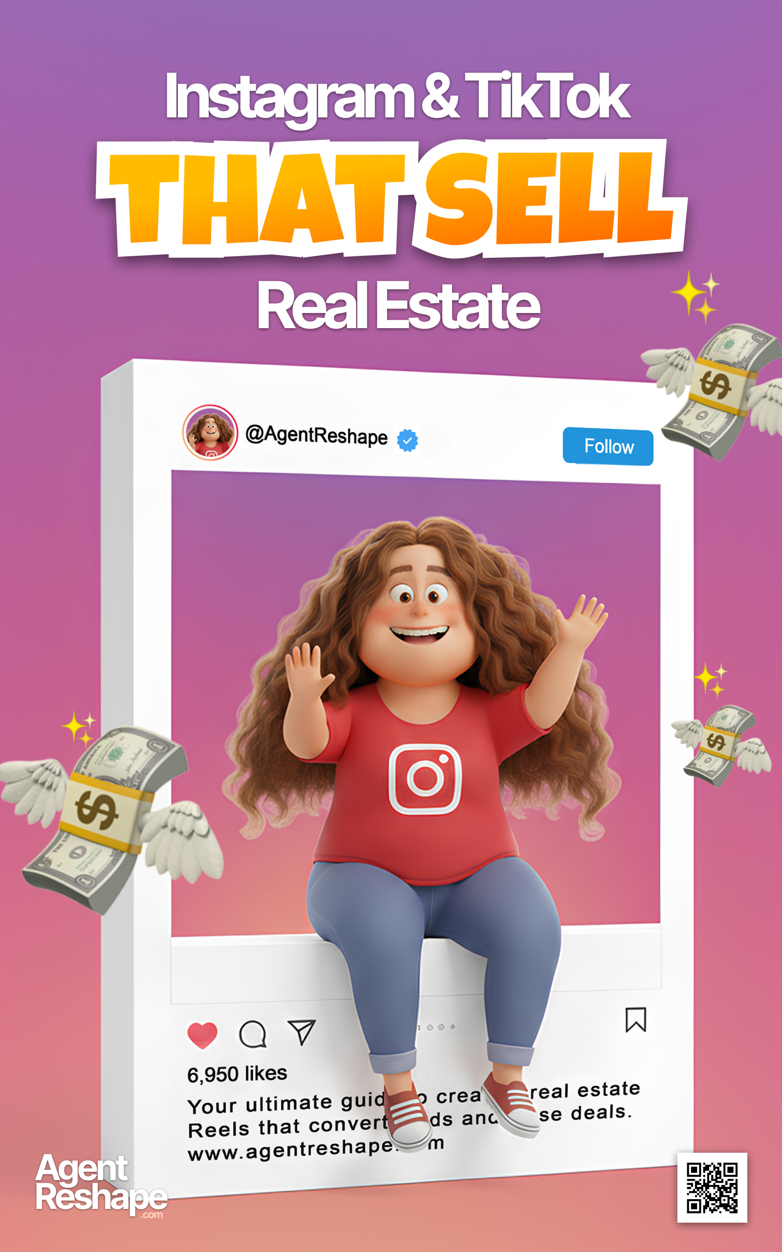 Instagram & TikTok for real estate agents ebook cover